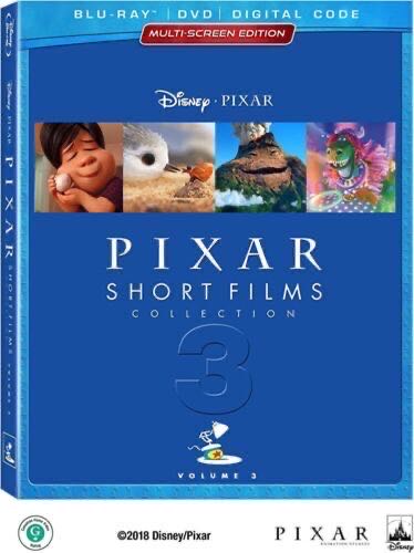 Pixar: Short Films Collection 3 Blu Ray Brand New W Slipcover