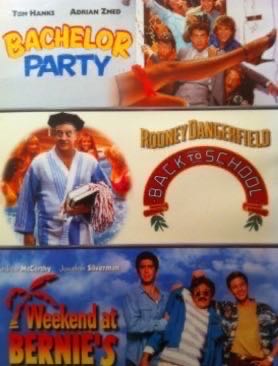3 Movies: Bachelor Party/Back To School/Weekend At Bernies
