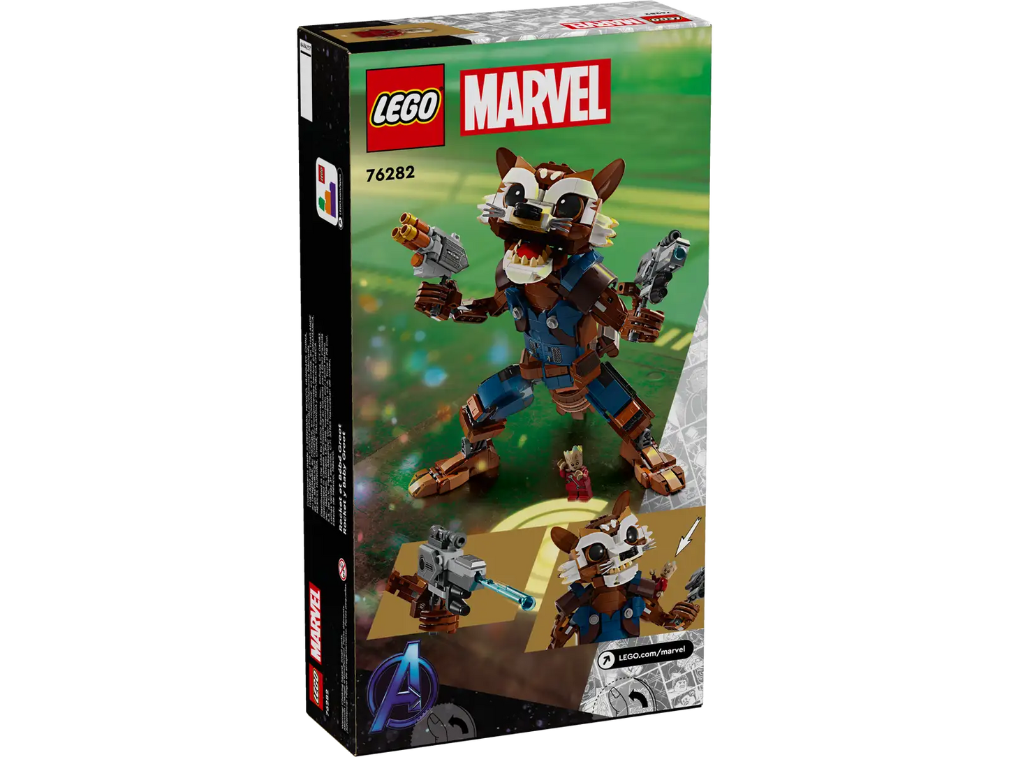 LEGO 76282 Marvel Rocket et Bébé Groot