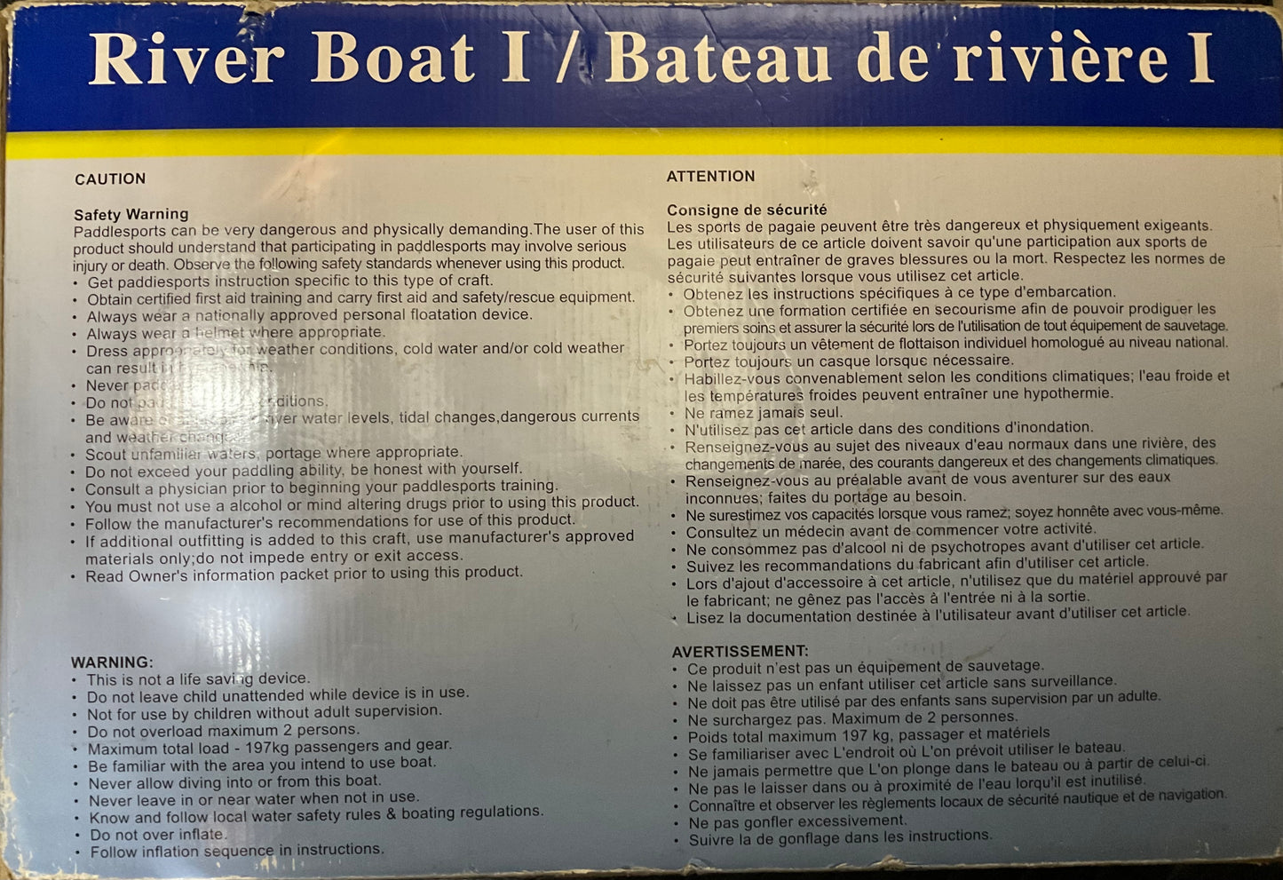 Digo Bateau de rivière gonflable