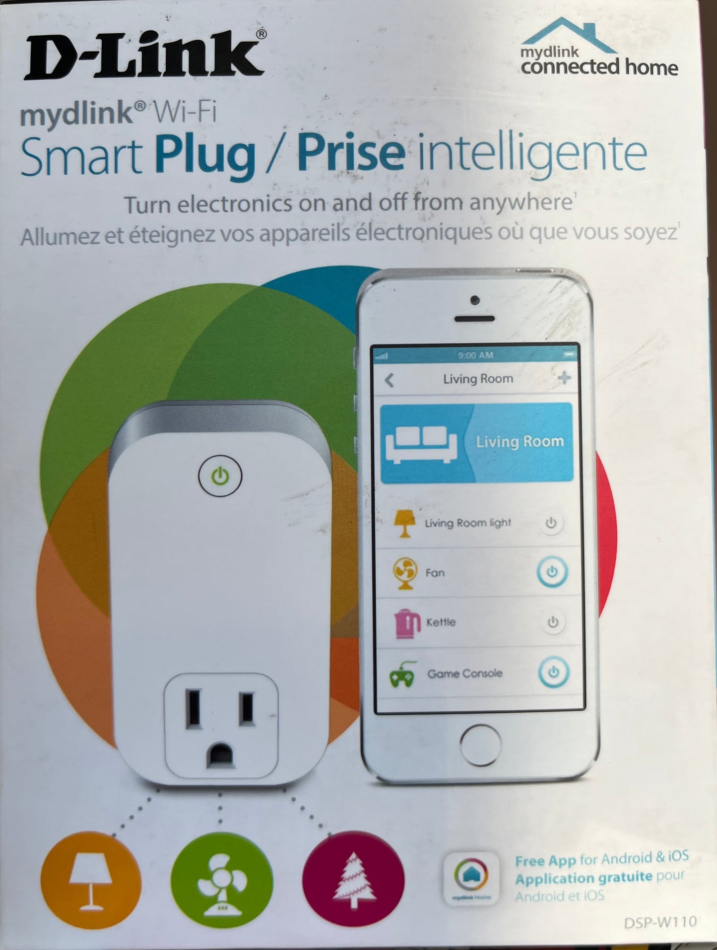 D-Link mydlink Wi-Fi Smart Plug (DSP-W110)
