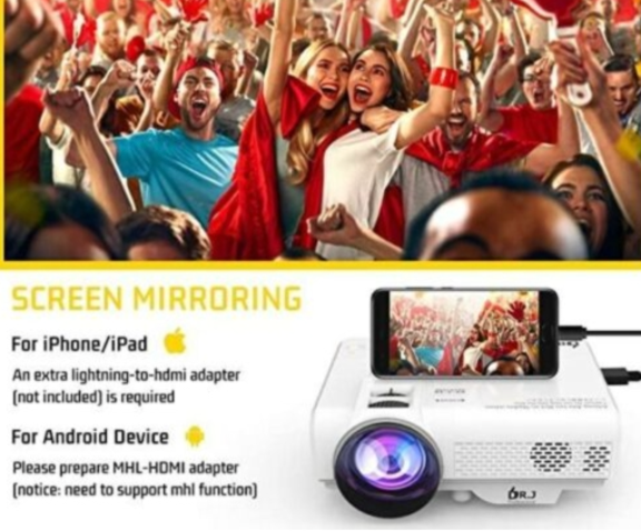 DR.J Professional Projecteur de cinéma maison (P68)