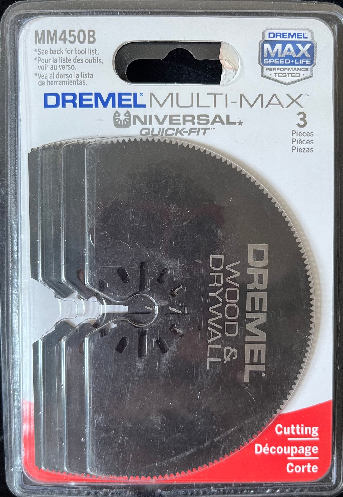 DREMEL Lames pour bois et cloison sèche (MM450B)
