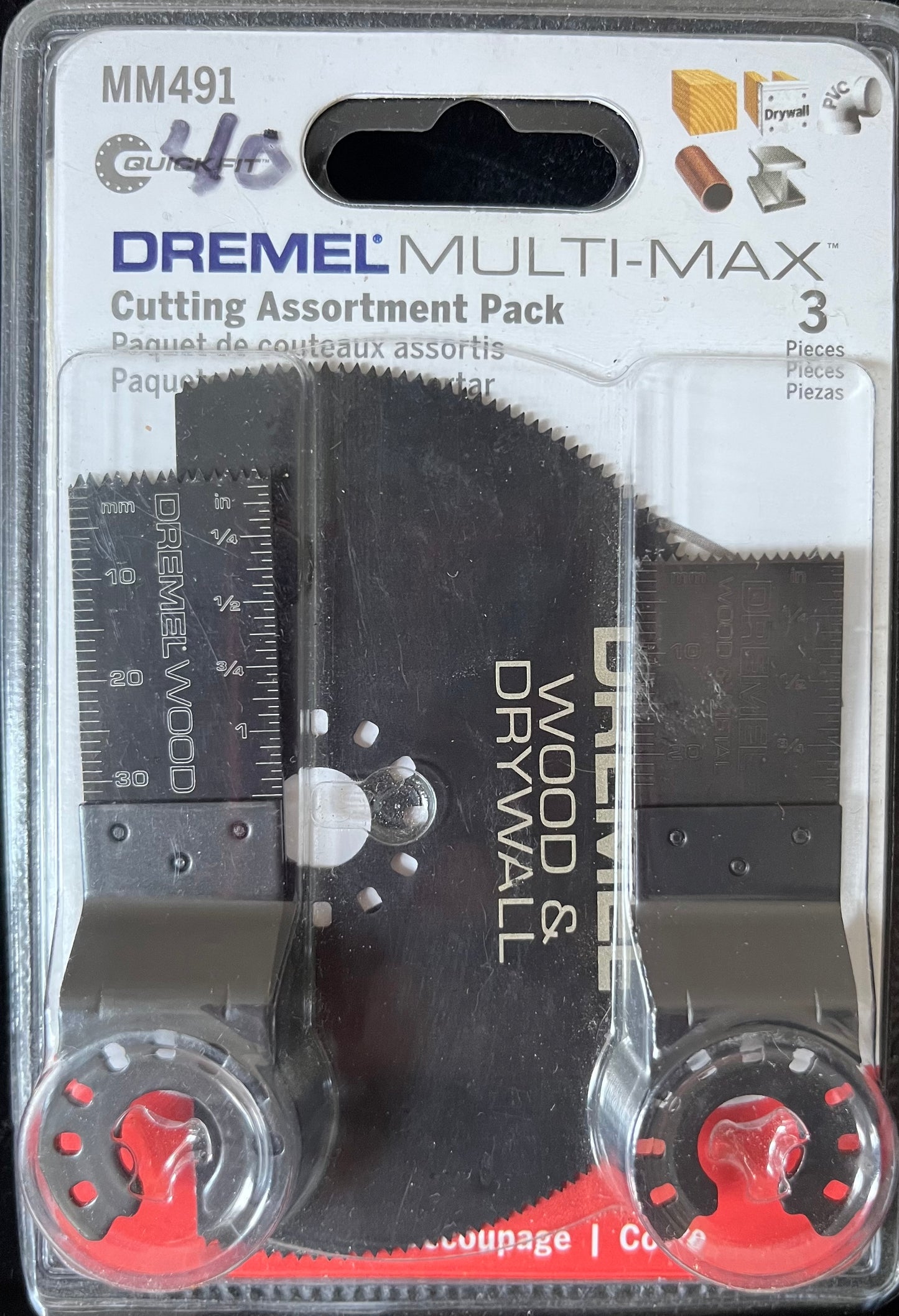 DREMEL Lames assorties (MM491)
