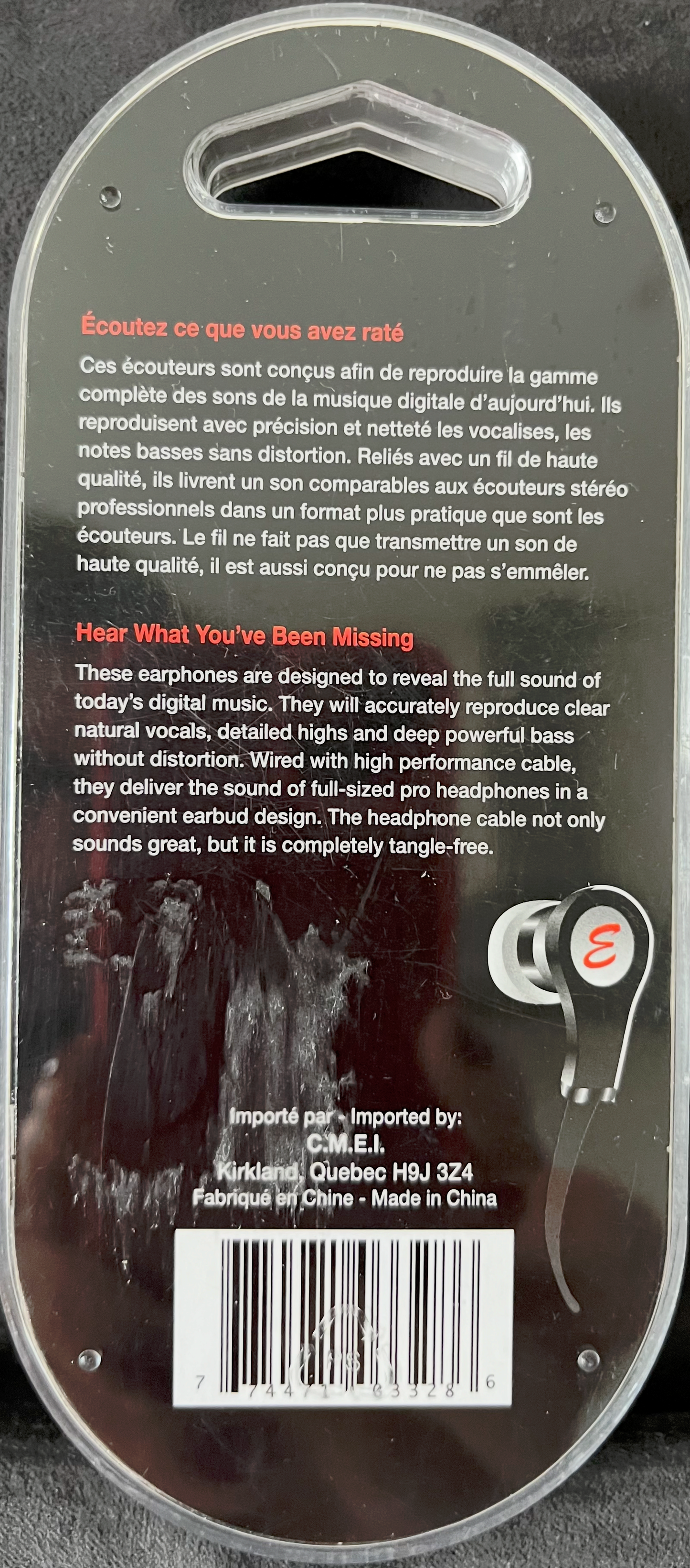 Eclipse Pro Écouteurs Stéréo filaire (EP-2)