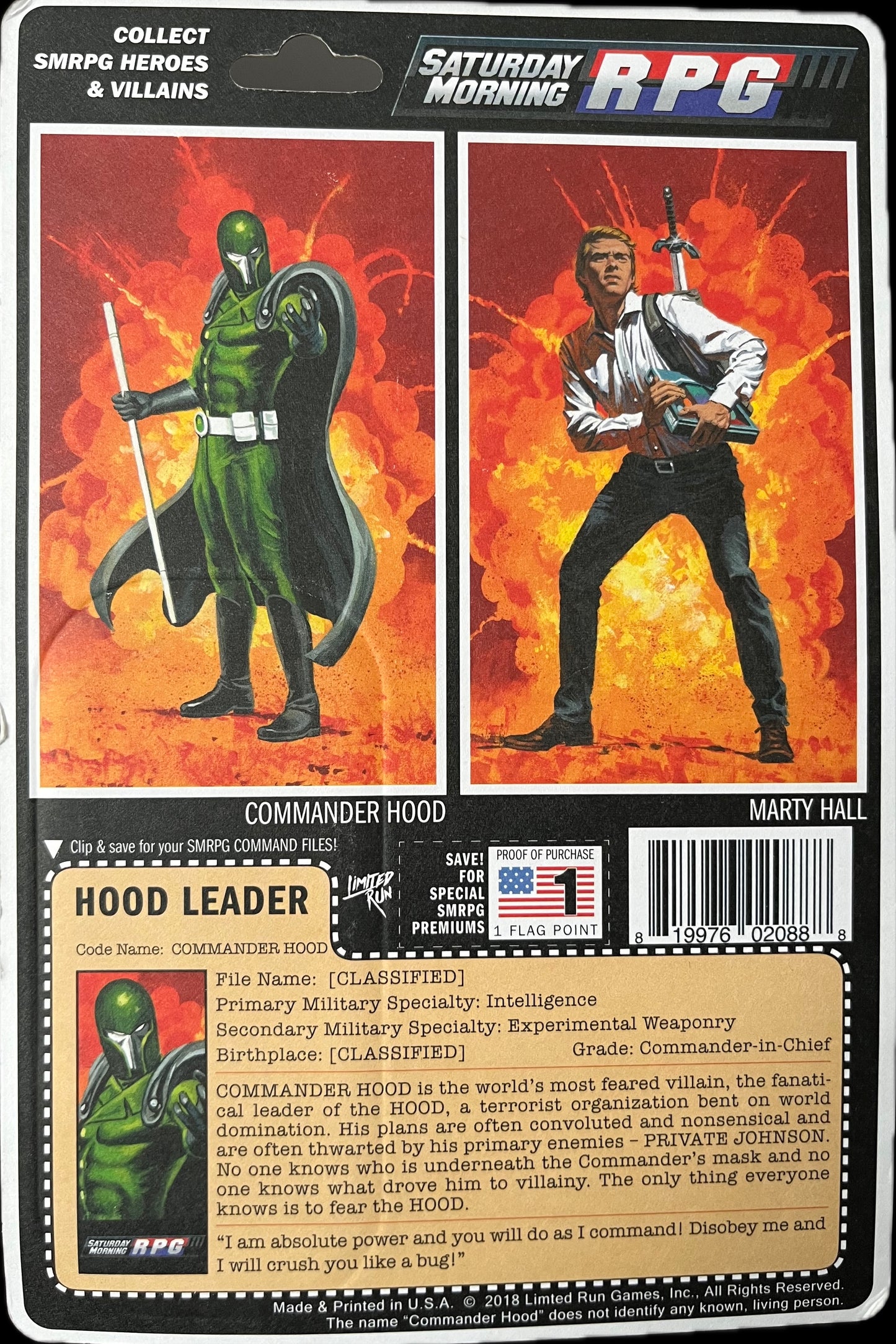 Saturday Morning RPG Commander Hood