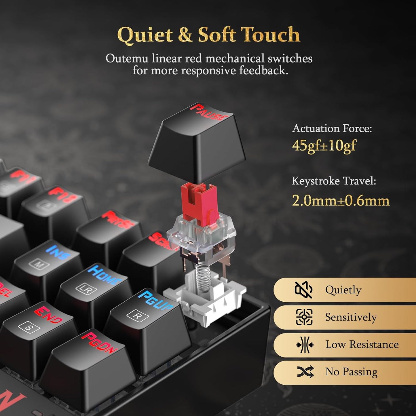 Redragon K552 Kumara Wired Mechanical Gaming Keyboard