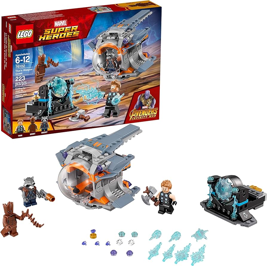 LEGO 76102 Marvel La quête de l'arme de Thor