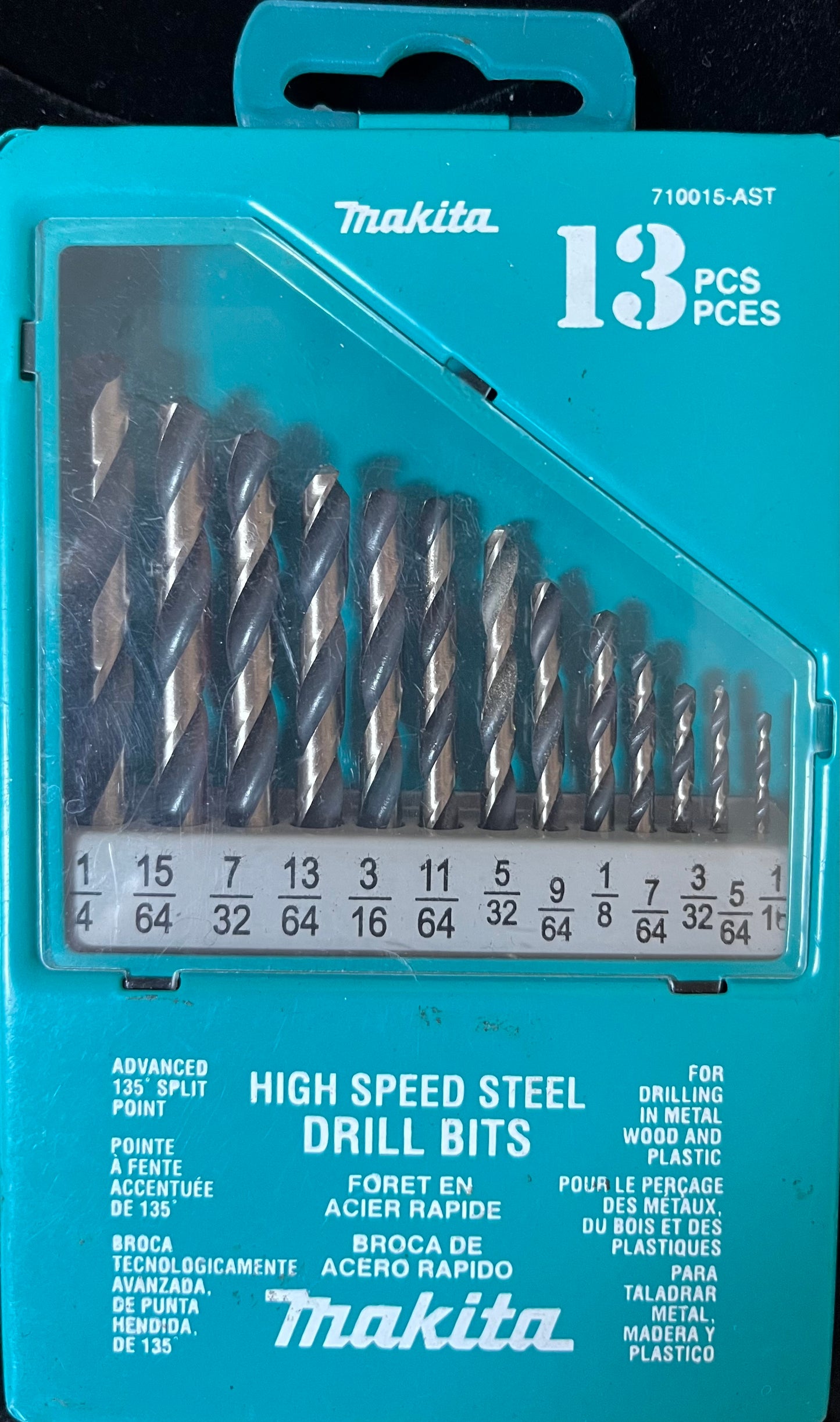 Makita High Speed Steel Drill Bits 13pcs (710015-AST)