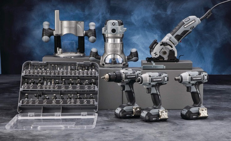 MAXIMUM Jeu de fers à toupie (Router Bit Set)