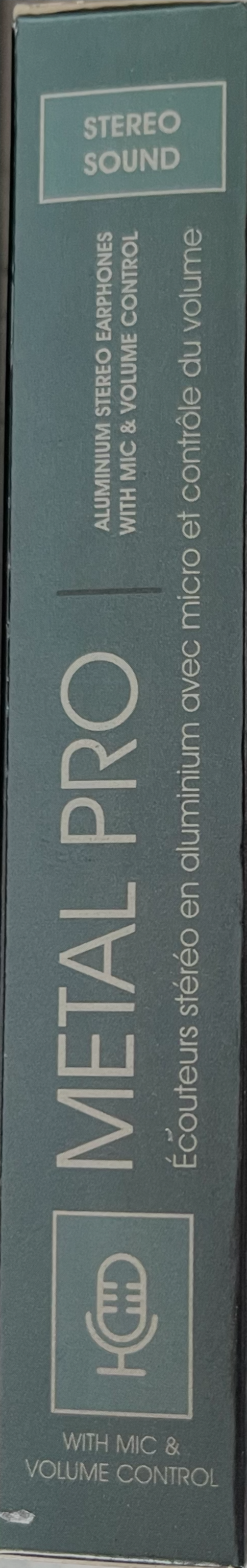 Pdi Metal Pro Écouteurs Stéréo filaire (PDI-518)