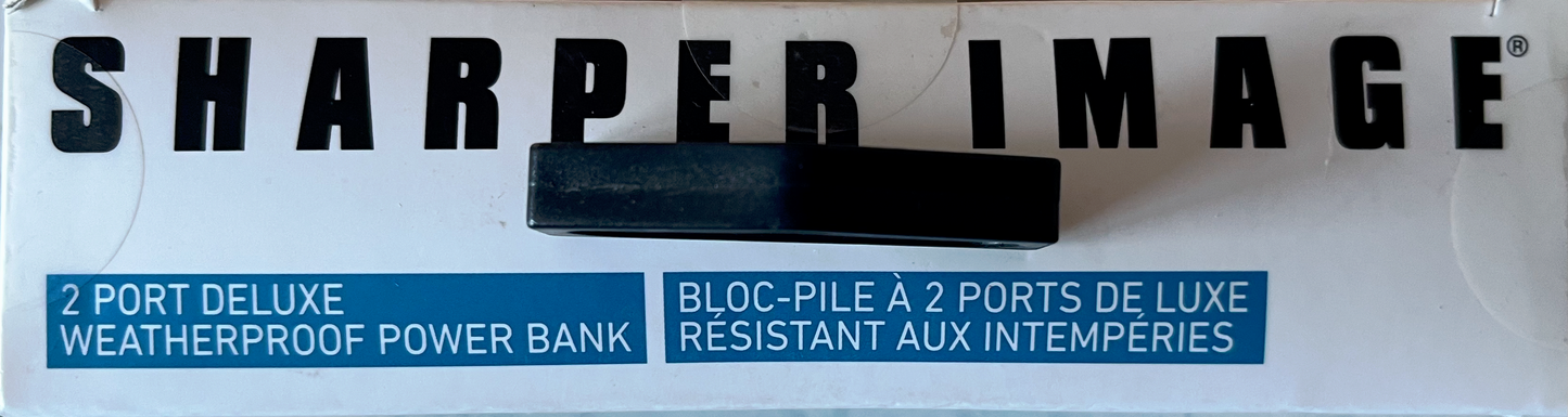 Sharper Image Chargeur portatif