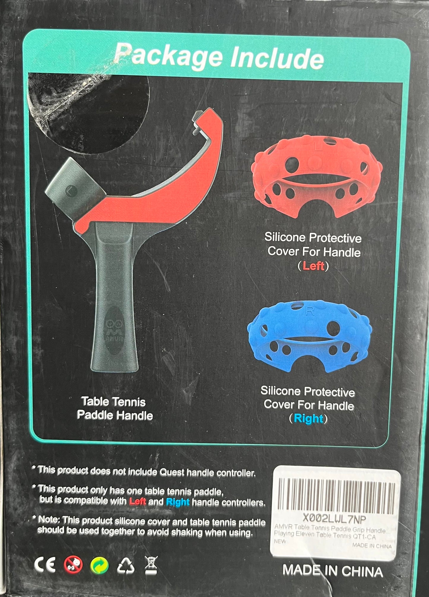 AMVR Oculus Quest Table Tennis Rackets (QT1)