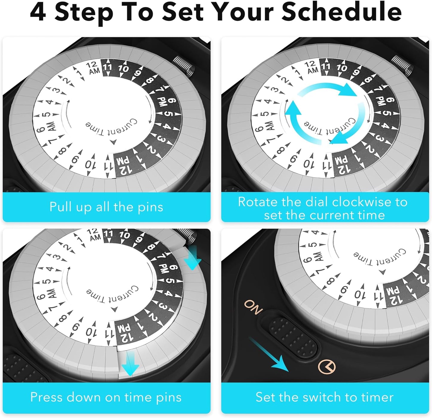 HBN Minuteur extérieur 2 prises