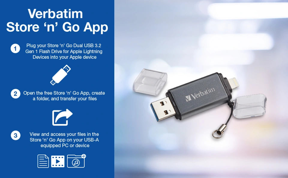 Verbatim Store 'n' Go Clé USB 3.0 64 Go (49301)