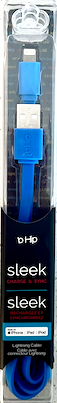 bHip Câble charge 3' USB Lightning (Bleu)