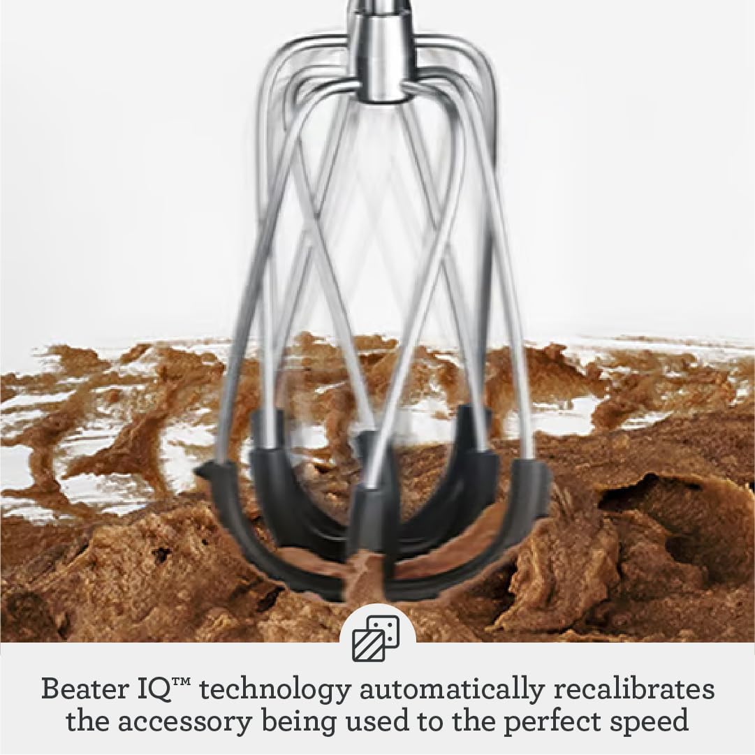 Breville Batteur à main Handy Mix Scraper (BHM800SIL)