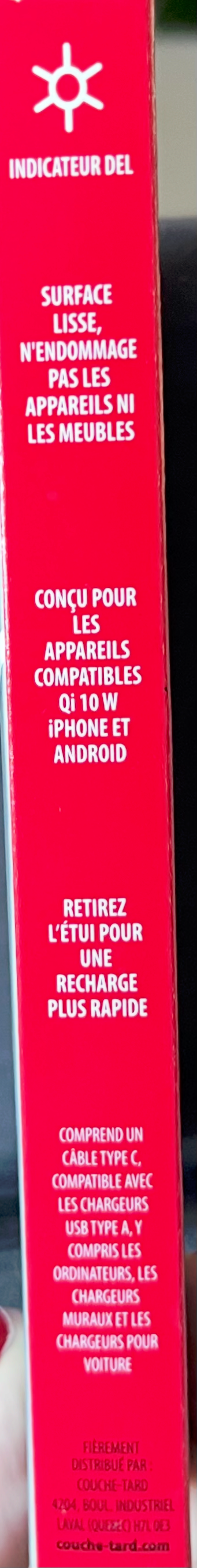 CT TEK Chargeur sans fil rapide