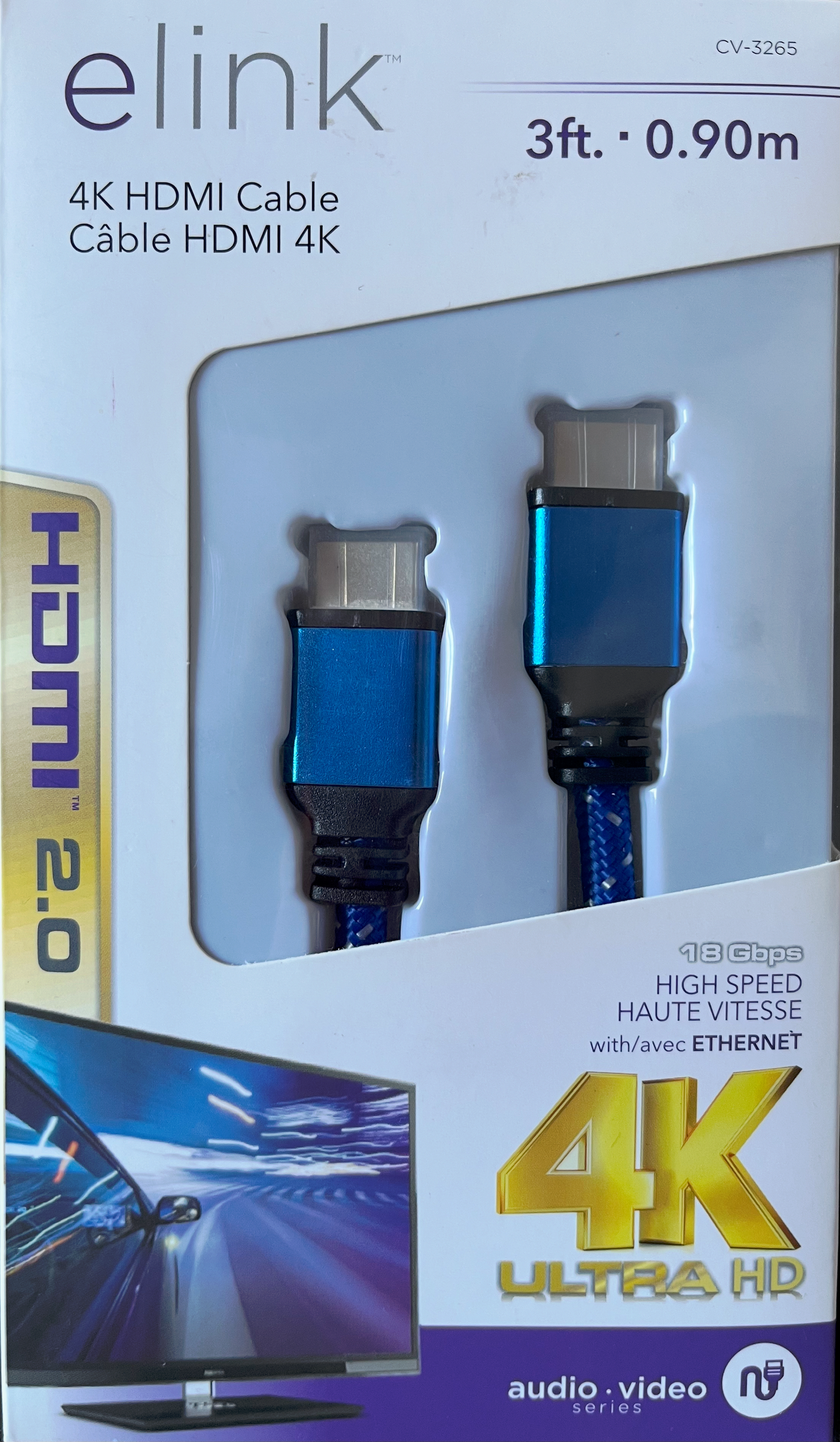 elink Câble HDMI 4K (CV-3265)