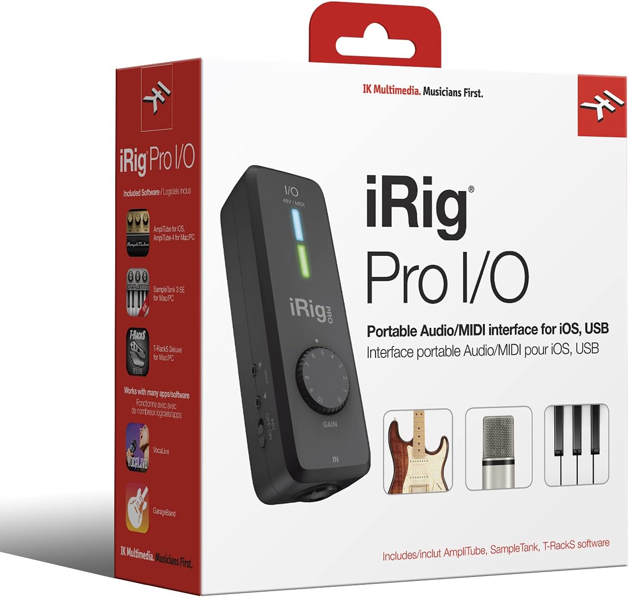 iRig Pro I/O audio/MIDI interface professionnelle
