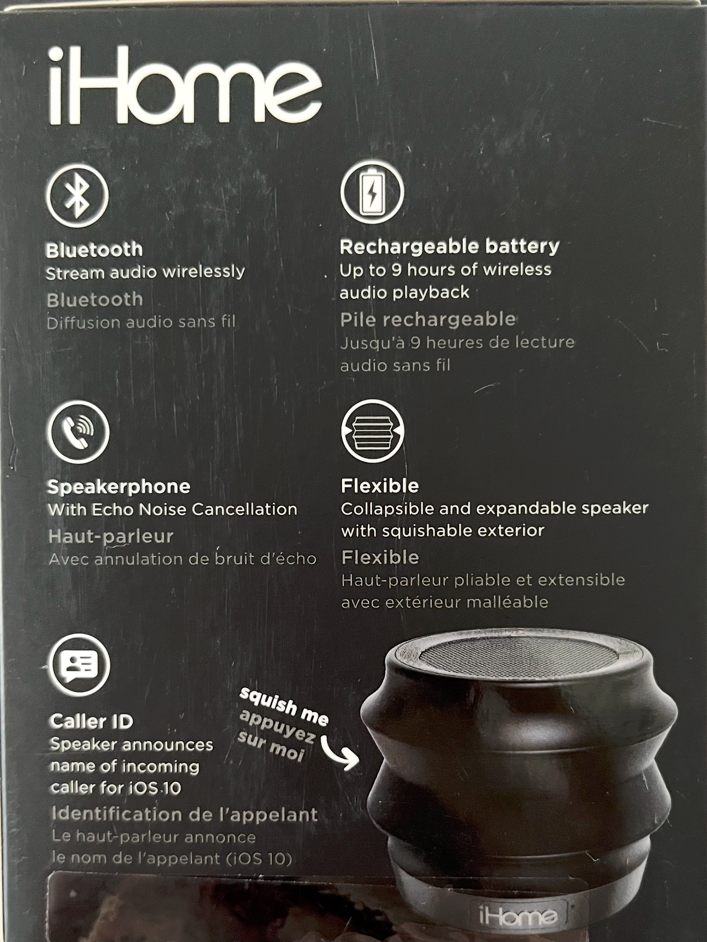 iHome Haut-parleur Bluetooth (iBT61BC)