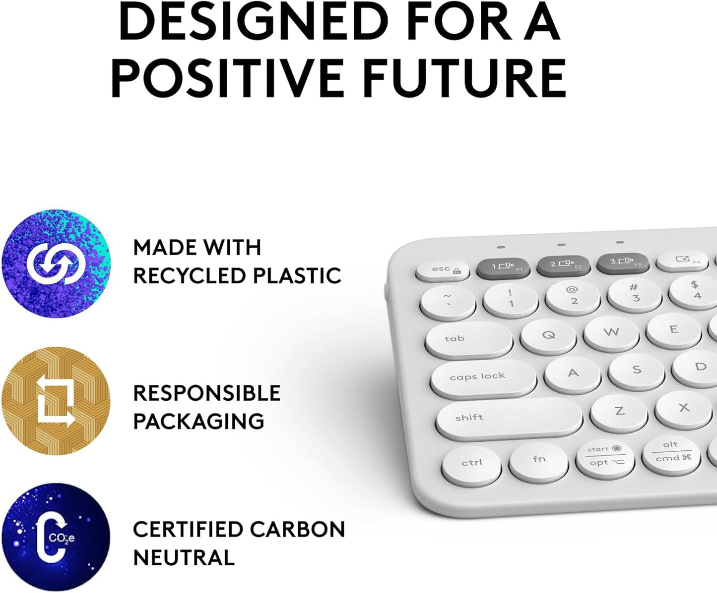 Logitech K380s TKL Clavier Bluetooth à ciseaux