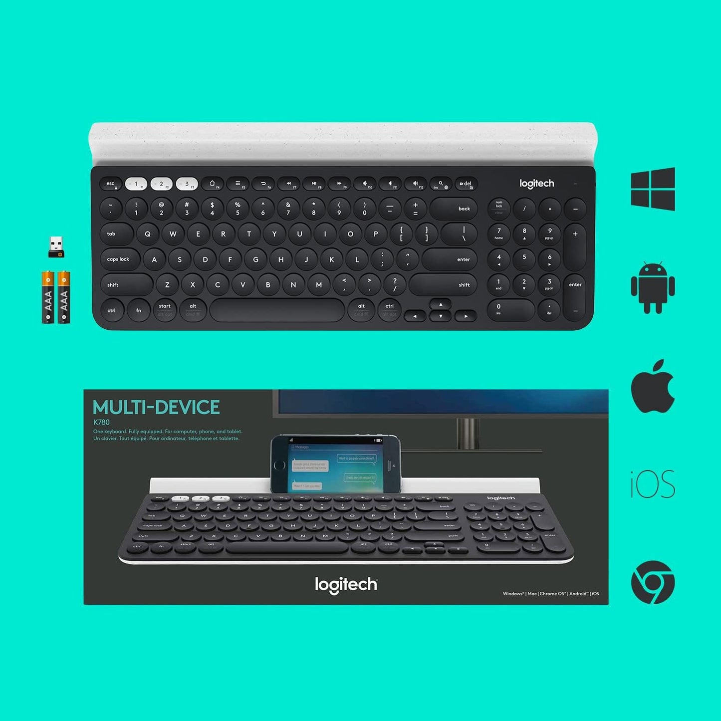 Logitech K780 Bluetooth Multi-Device Keyboard