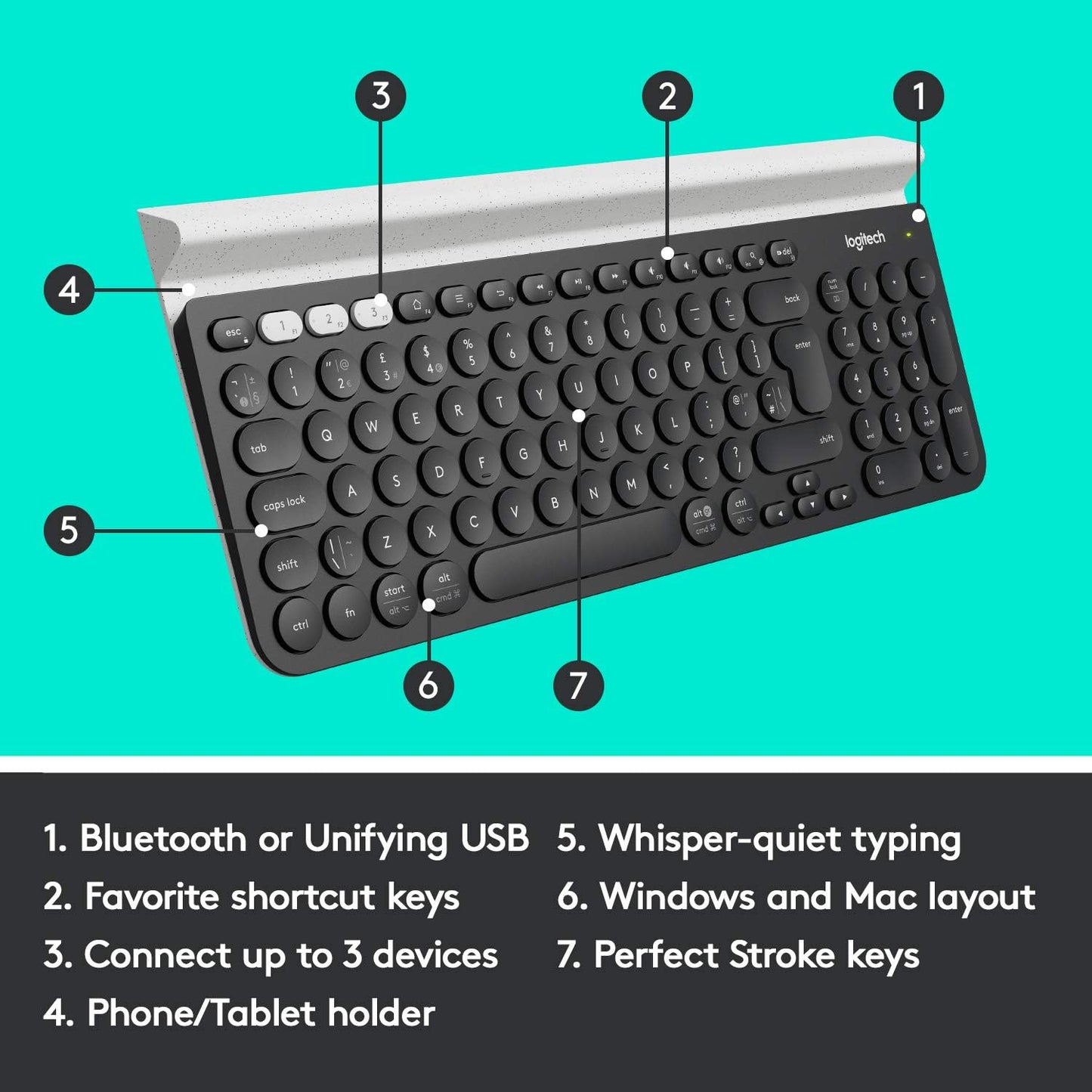 Logitech K780 Bluetooth Multi-Device Keyboard