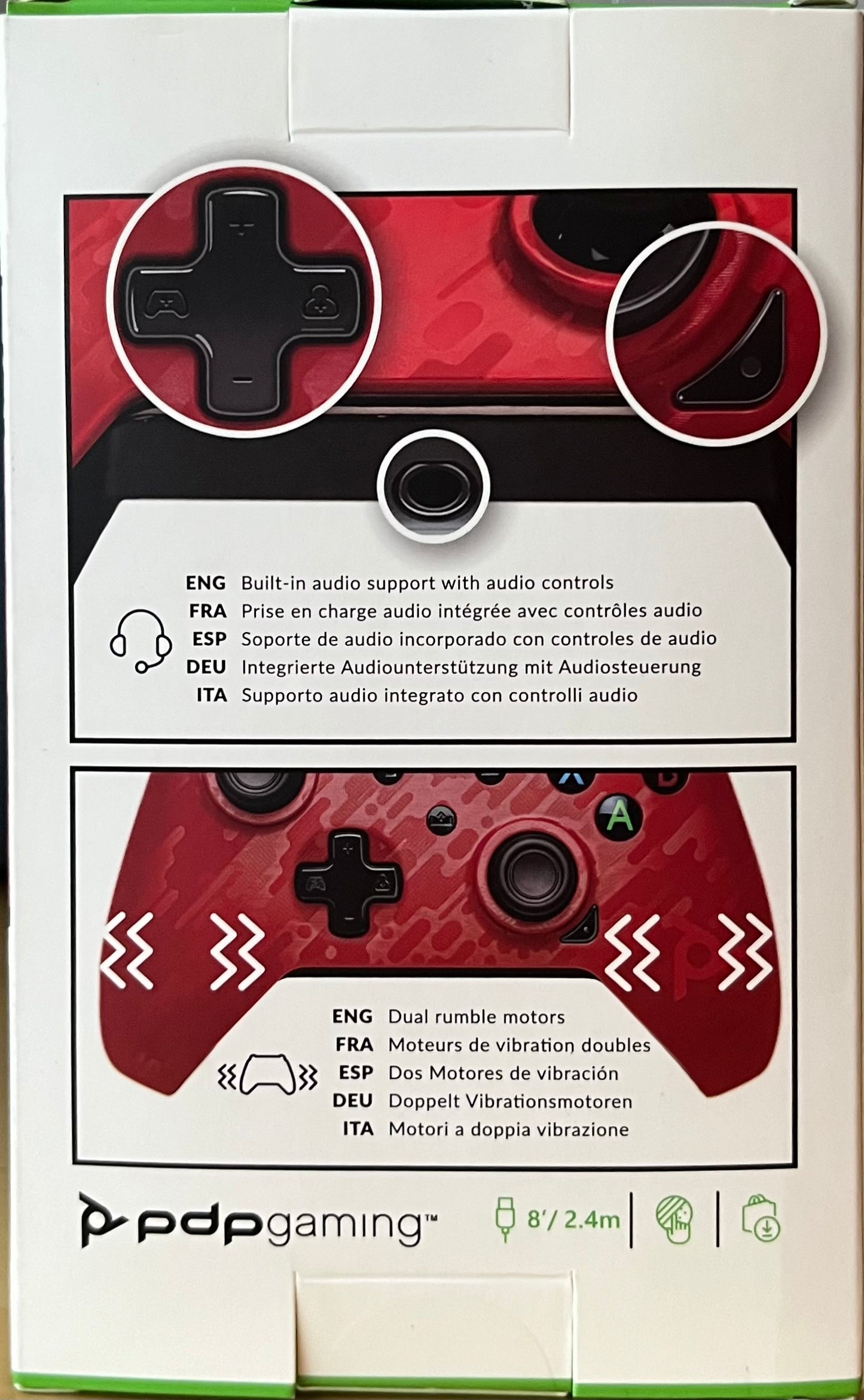 pdp gaming Manette avec fil pour Xbox (049-012-CMRD-1)