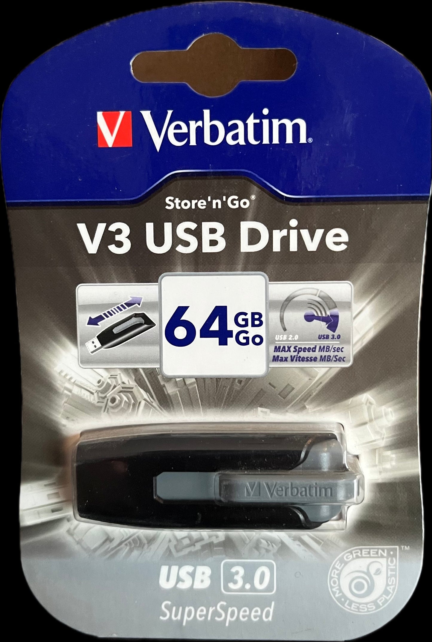 Verbatim Store 'n' Go Clé USB 3.0 64 Go (49174)