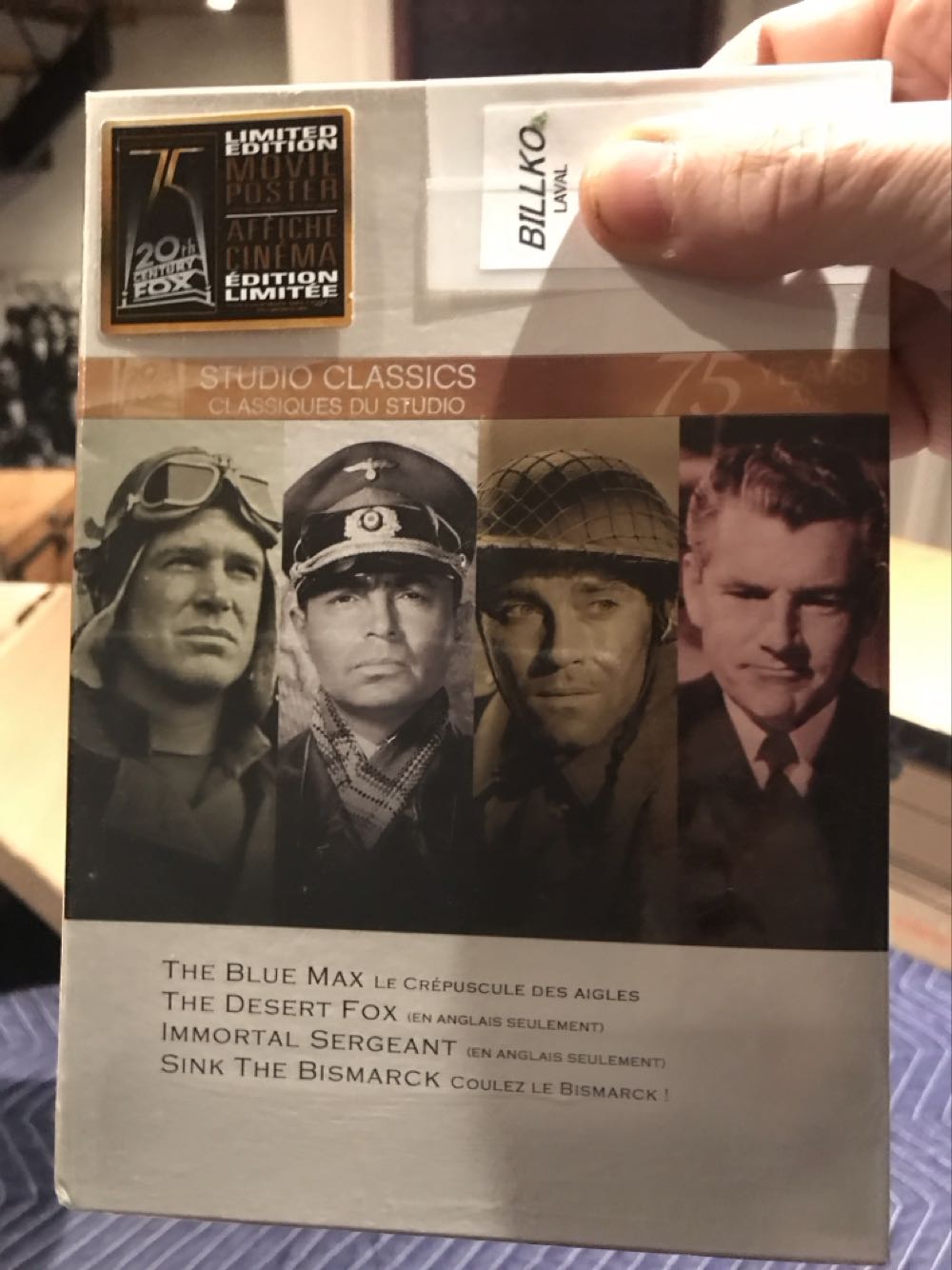 Fox Studio Classics: The Blue Max/The Desert Fox/Immortal Sergeant/Sink The Bismark