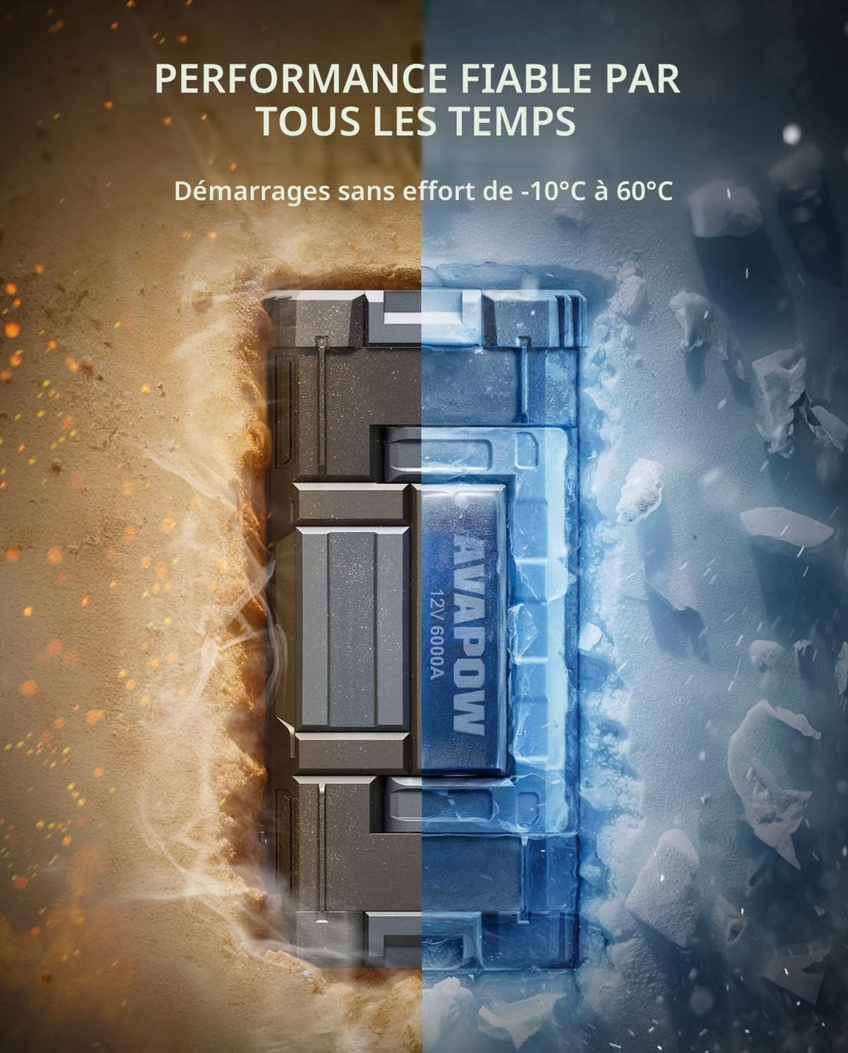 AVAPOW 6000A Car Jump Starter A68