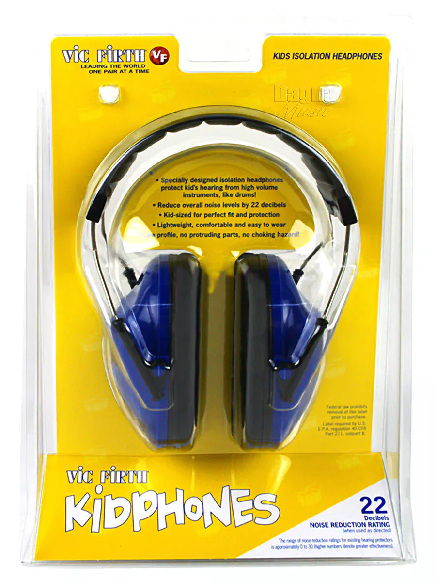 Vic Firth KidPhones Casque d'isolation Enfants (34-8706-8072-4)